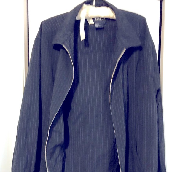 America Men's Black Pinstripe Jacket - Picture 3 of 3